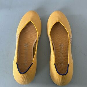 Rothy’s Flats yellow size 9.5